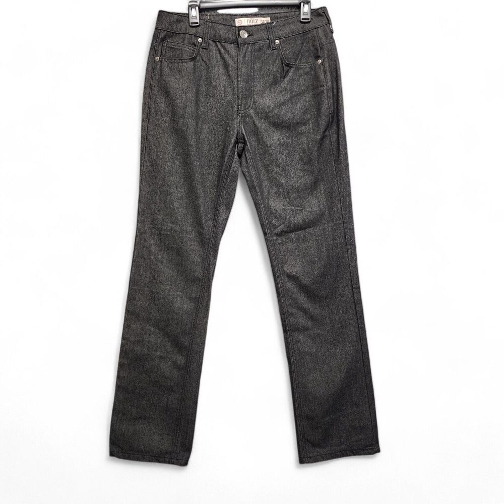 Noiz‎ Jeans Men 34x34 (Fits as 30x33) Black Straight Leg 5 Pocket Denim Pants